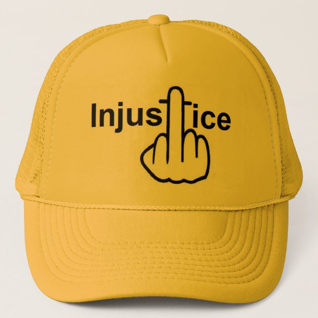 De Camionero La injusticia gorra es mala (Anverso)
