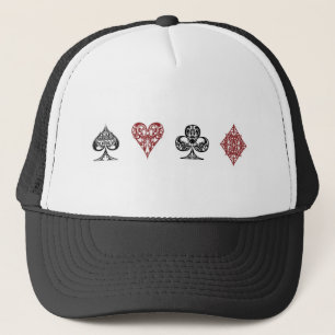 De Camionero La tarjeta del póker se adapta al gorra