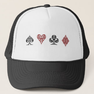 De Camionero La tarjeta del póker se adapta al gorra