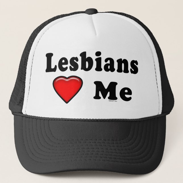 De Camionero Las lesbianas me aman gorra (Anverso)
