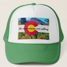 las montañas están llamando el gorra