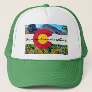 De Camionero las montañas están llamando el gorra