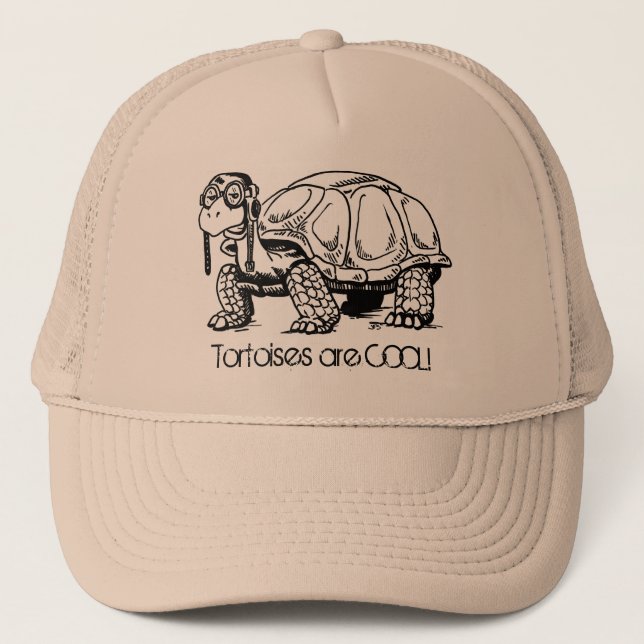 De Camionero ¡Las tortugas son FRESCAS! Gorra (Anverso)