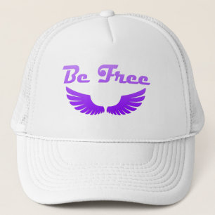 De Camionero Lavender sé libre Gorra