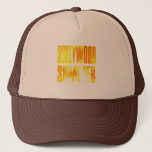De Camionero Letra Naranja amarilla "Hollywood Summer" Gorra
