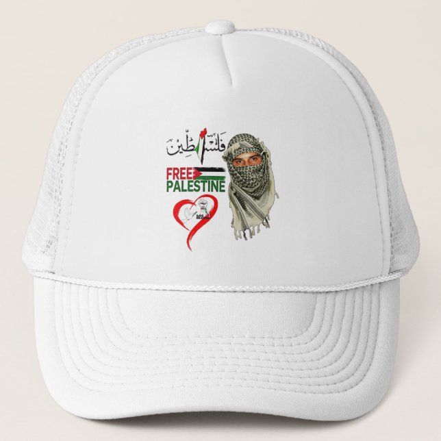 De Camionero Liberen a Palestina Gorra (Anverso)