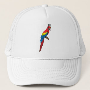 De Camionero Loro como caballero con Gorra