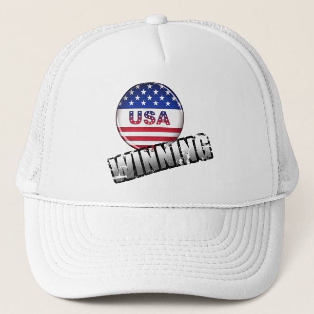De Camionero Los E.E.U.U. que ganan - gorra (Anverso)