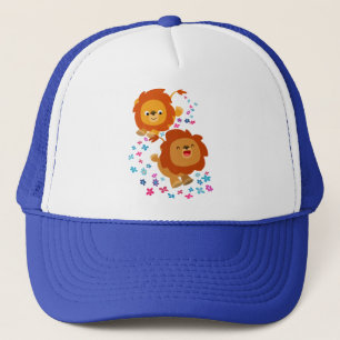 De Camionero Los Leones Personalizados En El Gorra Del Jardín