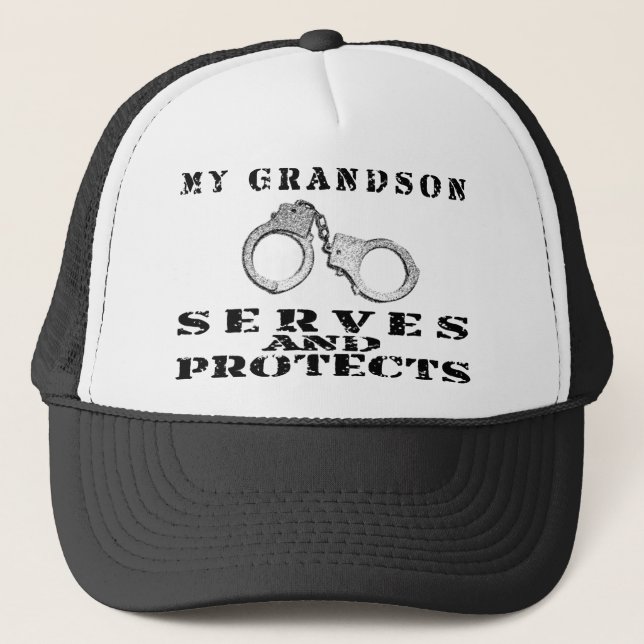 De Camionero Los servicios del nieto protegen - el gorra (Anverso)