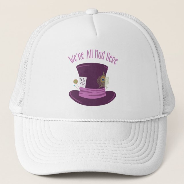 De Camionero Mad Hatter Gorra (Anverso)