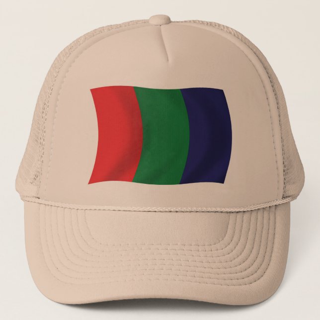 De Camionero Mars Flag Gorra (Anverso)