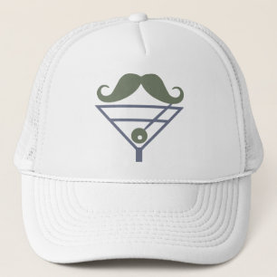 De Camionero Martini Mustache gorra - elegir color