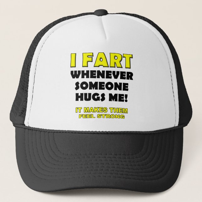 De Camionero Me peo Por Abrazos Gorra Divertida (Anverso)