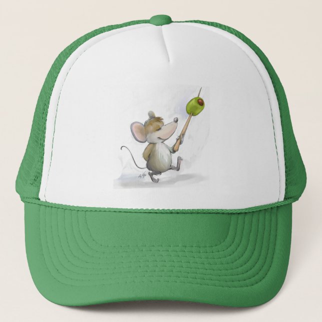 De Camionero Merry Mouse Moe con Gorra Olive Deli (Anverso)