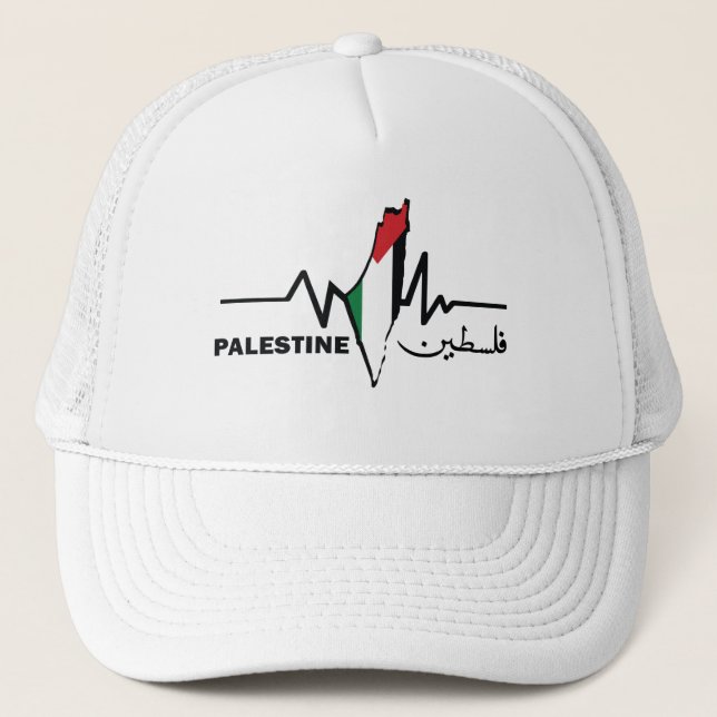 De Camionero Mi Corazón Gana Por El Gorra Palestino (Anverso)