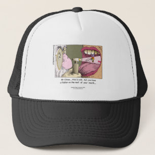 De Camionero Mi dentista judío Fiddler On Roof Gorra (Divertido