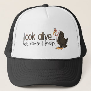 De Camionero Mire el gorra vivo del dibujo animado del halcón