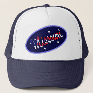 De Camionero Missouri Estados Unidos bordado gorra