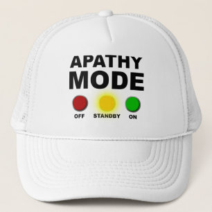 De Camionero Modo Apatía Lo Que Sea Gorra Divertida