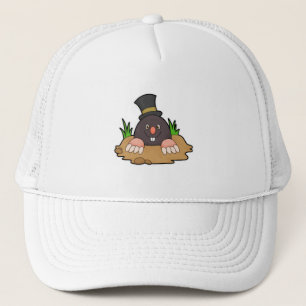 De Camionero Mole con Molehill y Gorra