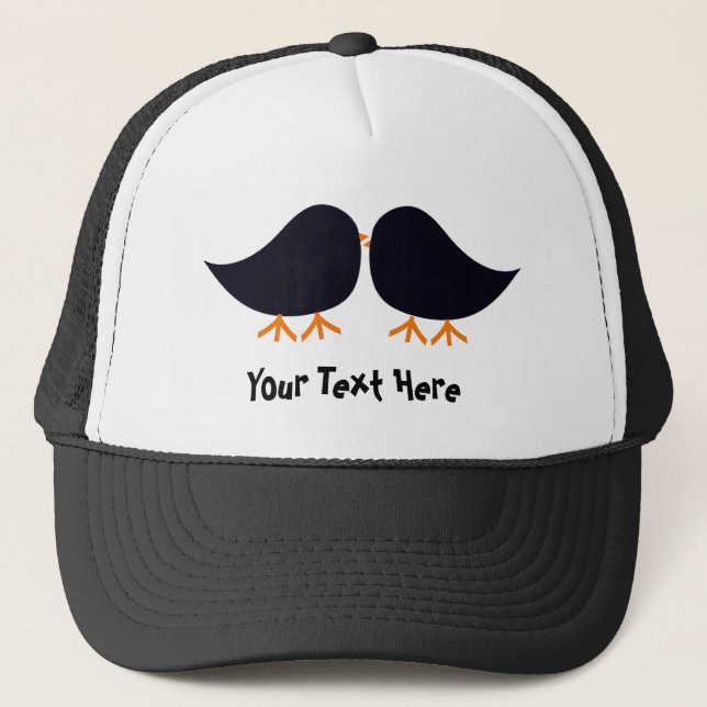 De Camionero Mustache Bird Gorra (Anverso)