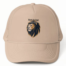 Nacido para liderar. Construido para rugir. Gorra 