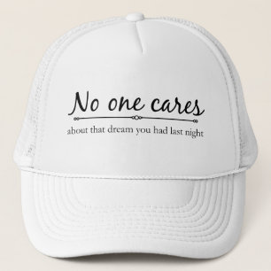 De Camionero Nadie cuida el gorra