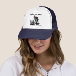 De Camionero Naga Explorer World Travel Fantasy Art Gorra