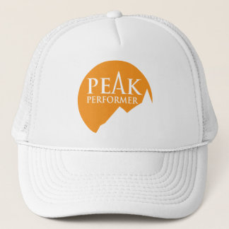 De Camionero naranja del logotipo "Peak Performer" gorra gorra