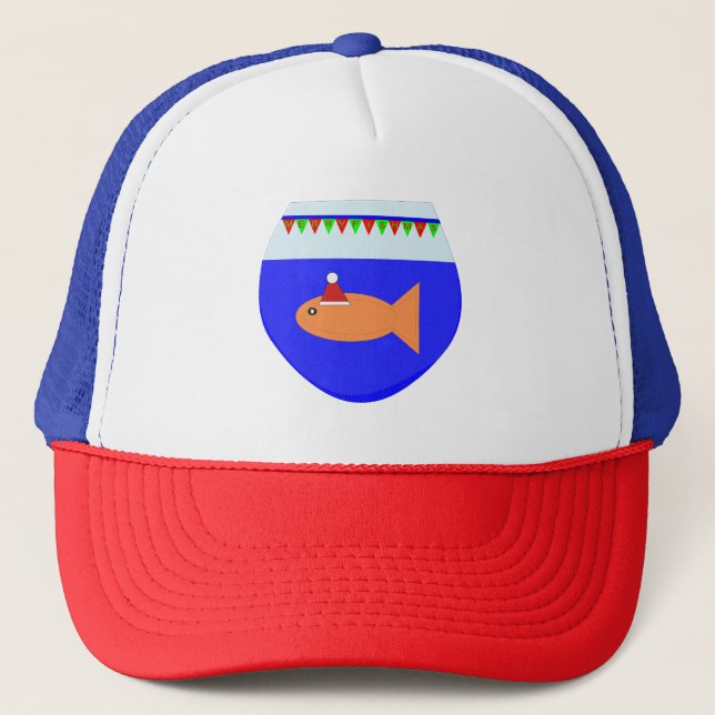 De Camionero Navidades Fiesta Goldfish Gorra (Anverso)