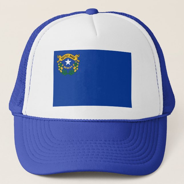 De Camionero Nevada Flag Gorra (Anverso)