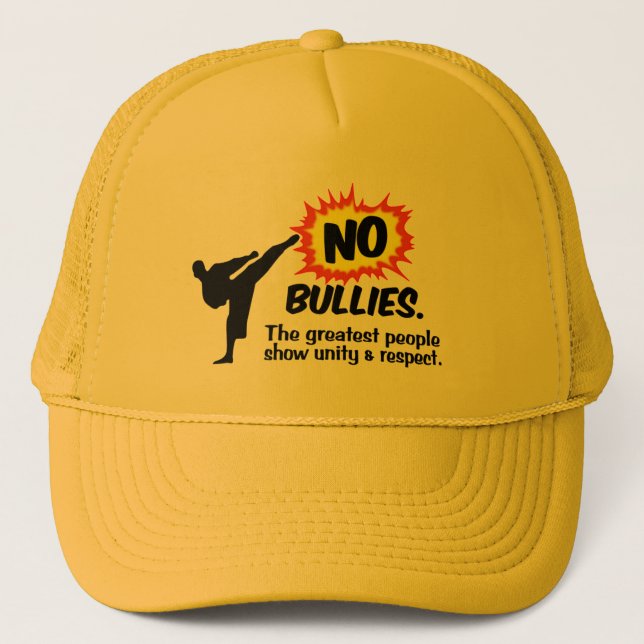 De Camionero No Bullies gorra (Anverso)