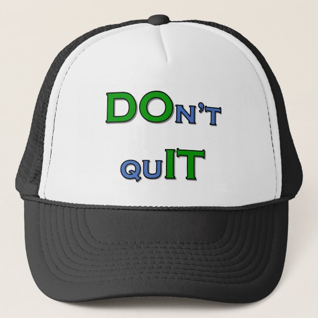 De Camionero No quIT gorra (Anverso)