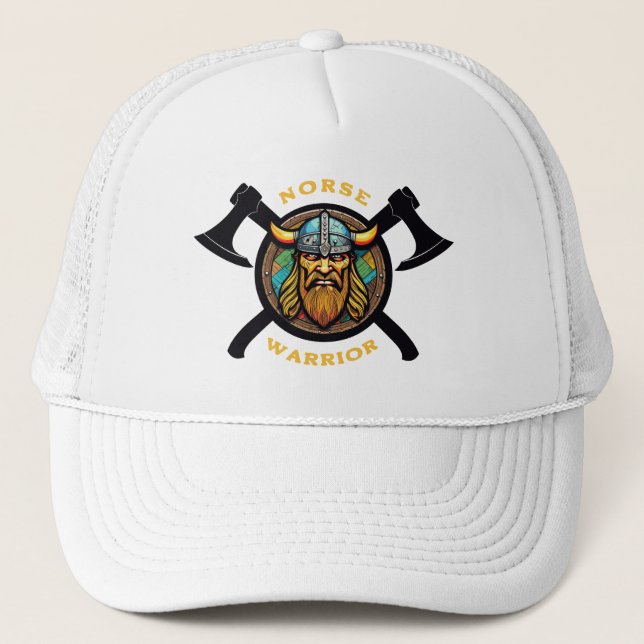De Camionero Norse Warrior Gorra (Anverso)