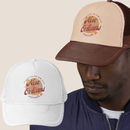 De Camionero Nueva Orleans Louisiana City cap gorra