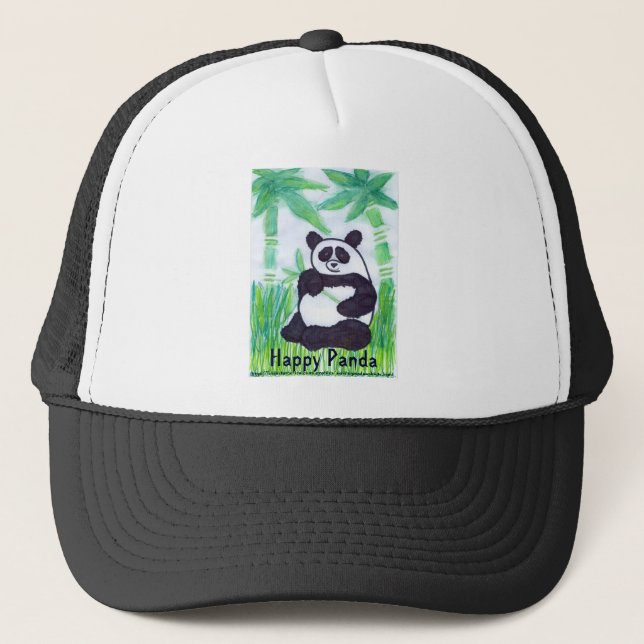 De Camionero O.O. Happy Panda Gorra (Anverso)
