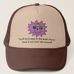 De Camionero Ojos en el gorra trasero