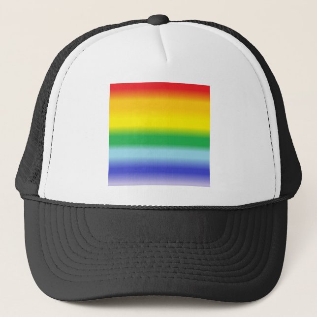 De Camionero Orgullo Gorra arcoiris (Anverso)