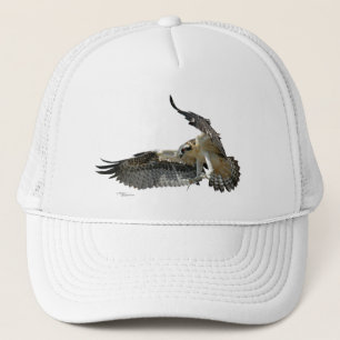 De Camionero Osprey o gorra del vuelo del halcón