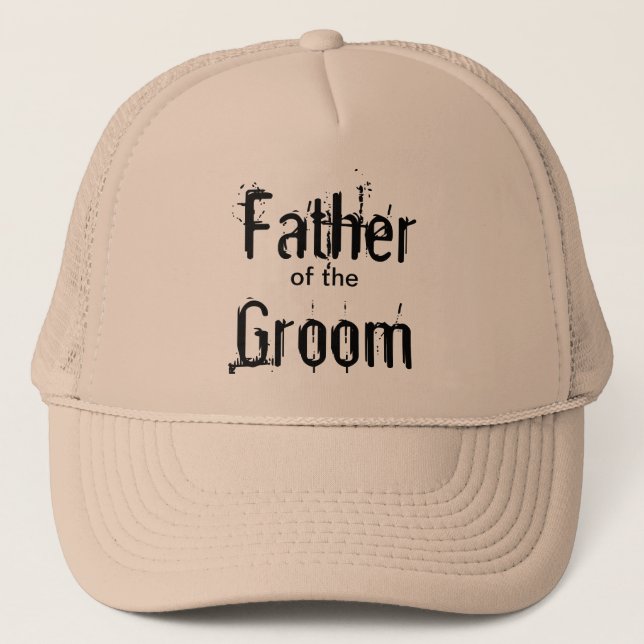 De Camionero Padre del Gorra Groom (Anverso)