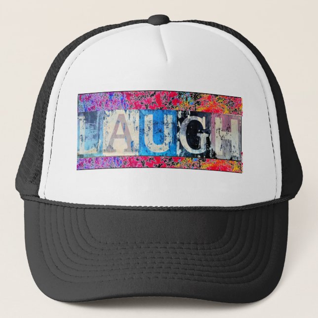 De Camionero Paint Laugh Gorra (Anverso)