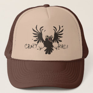De Camionero ¡Pájaro loco! Gorra del cuervo