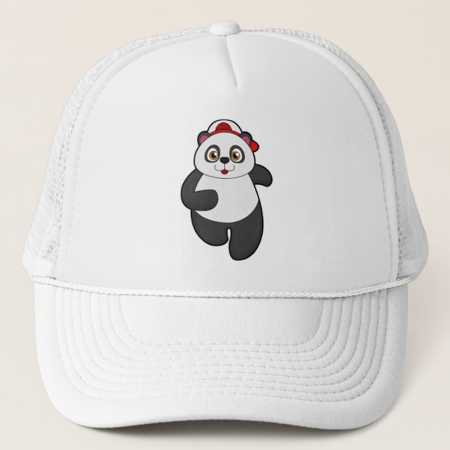 De Camionero Panda en carrera con gorra (Anverso)