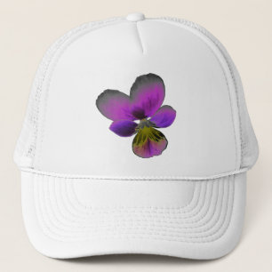 De Camionero Pansy Wild Dark Purple Gorra