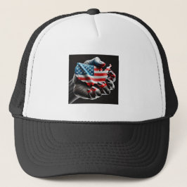 De Camionero Paro patriótico - Gorra del Orgullo Americano