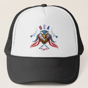 De Camionero Patriotic Eagle USA FAFOTrucker Gorra