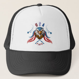 De Camionero Patriotic Eagle USA FAFOTrucker Gorra