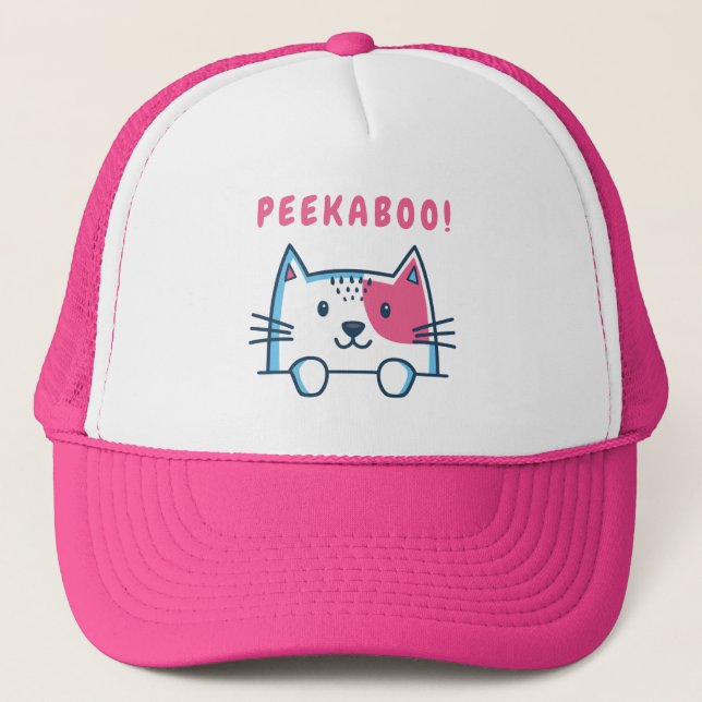 De Camionero Peekaboo Gorra (Anverso)