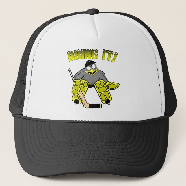 De Camionero Penguin Goalie Gorra (Anverso)